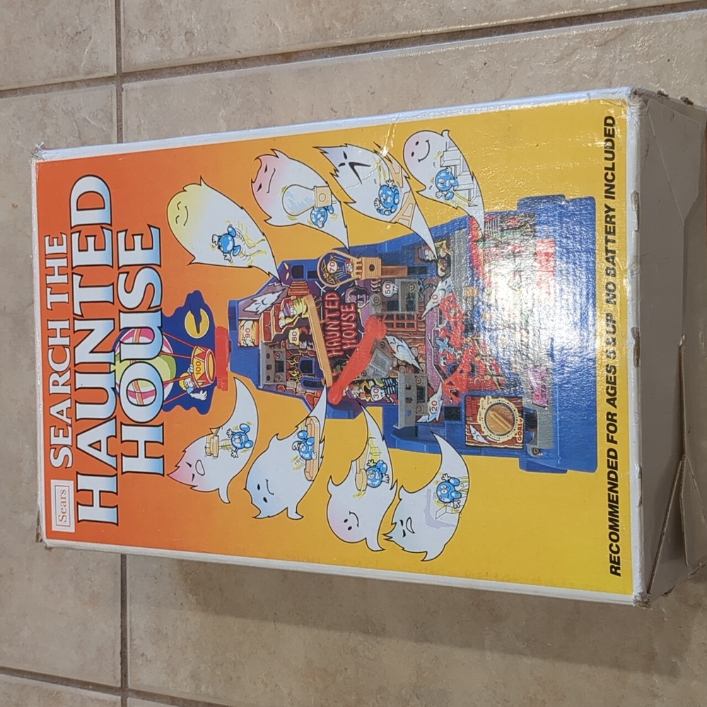 Vintage Rare Sears Search The Haunted House Game